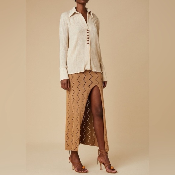 Savannah Morrow Almond Skirt XXS - Picture 3 of 11